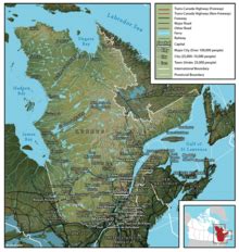 qc land area|Geography of Quebec .